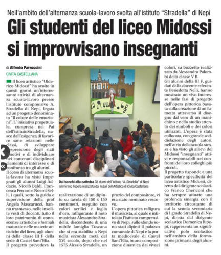 Articolo Nepi Stradella Il Colore